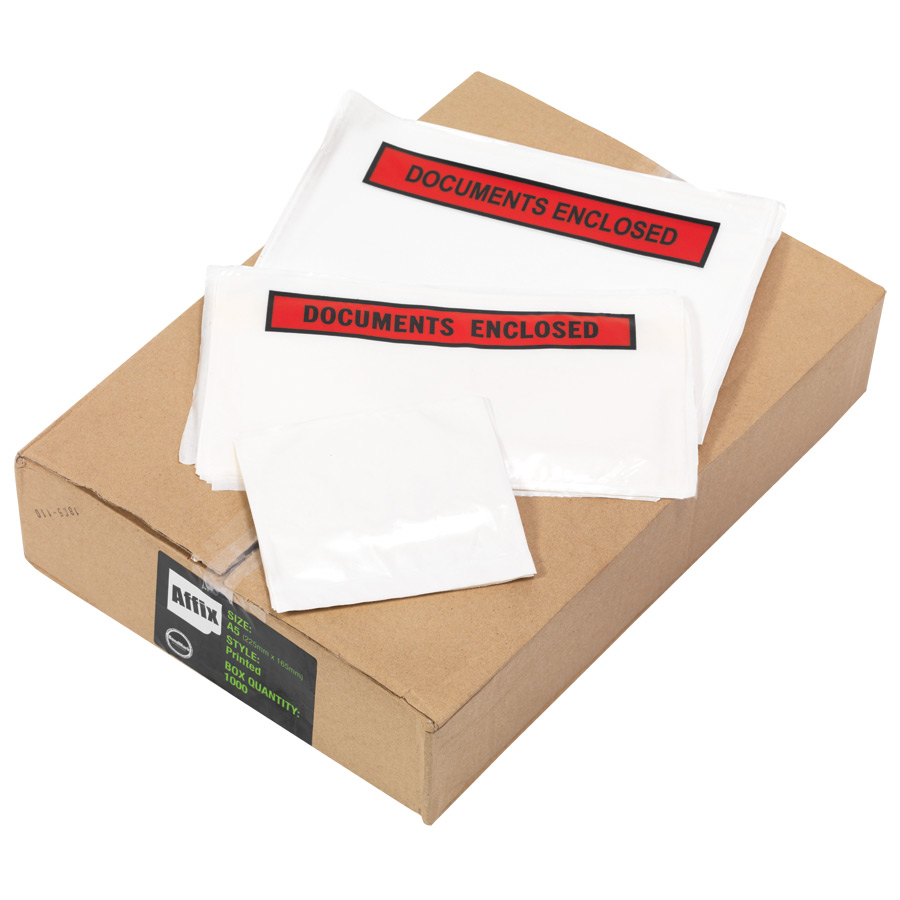 Affix Documents Enclosed Envelopes A7 Printed