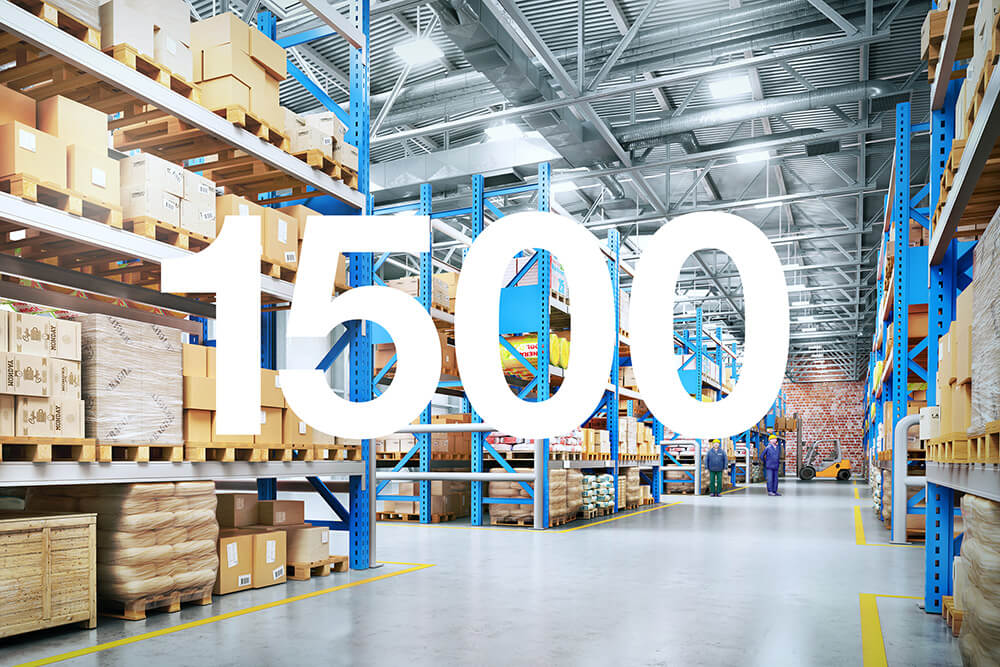 1500 products