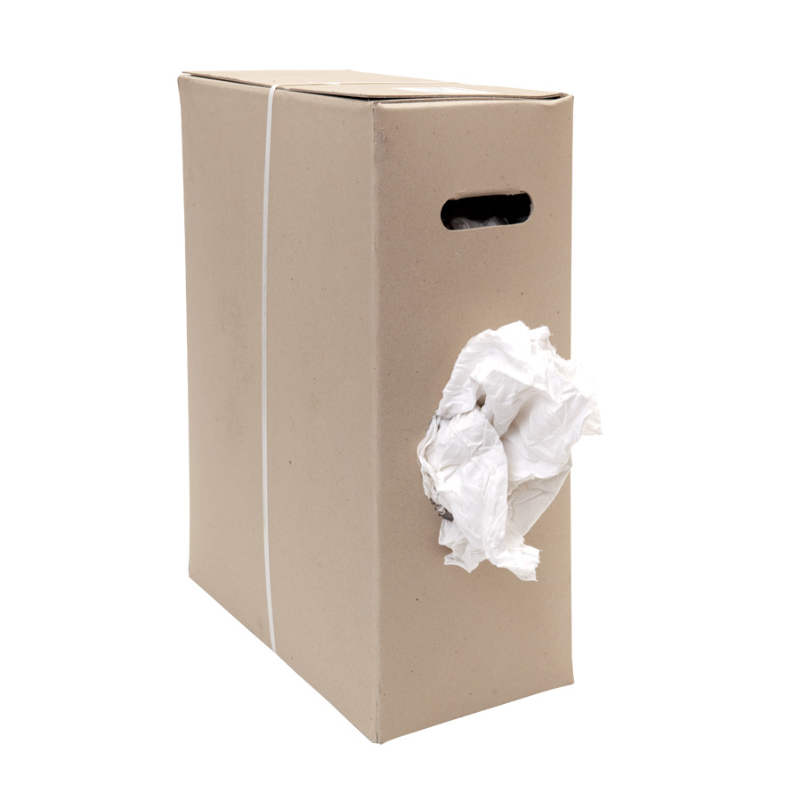 White Cleaning Rags 10Kg