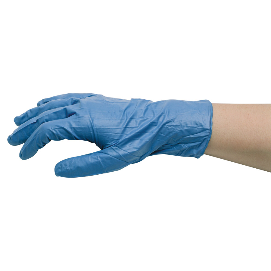 Nitrile Disposable Gloves (Large/9) Blue Powder Free