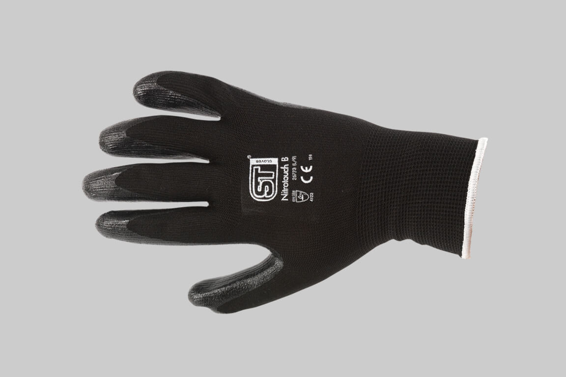 Nitrile Palm Dip Gloves